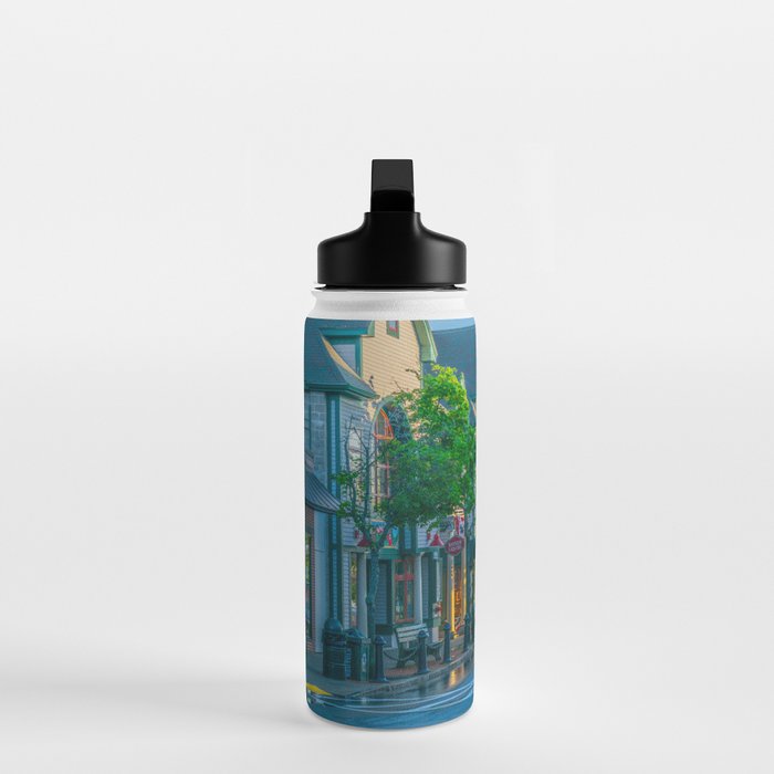 Bar Harbor Maine Main Street Dawn Print Water Bottle Gallery Image 3