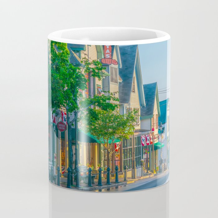 Bar Harbor Maine Main Street Dawn Print Coffee Mug Gallery Image 4