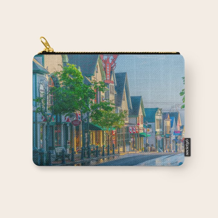 Bar Harbor Maine Main Street Dawn Print Carry All Pouch Gallery Image 1