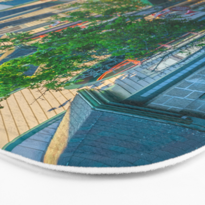 Bar Harbor Maine Main Street Dawn Print Bath Mat Gallery Image 3