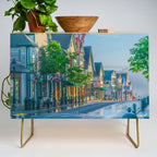 Bar Harbor Maine Main Street Dawn Print Credenza Gallery Image 1