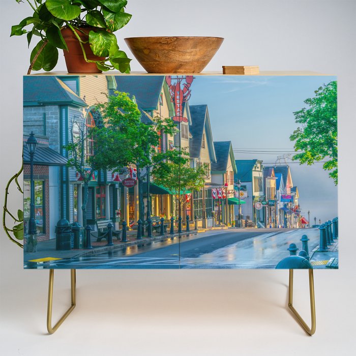 Bar Harbor Maine Main Street Dawn Print Credenza Gallery Image 1