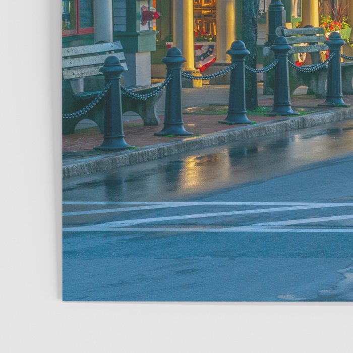 Bar Harbor Maine Main Street Dawn Print Poster Gallery Image 3