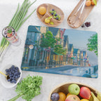 Bar Harbor Maine Main Street Dawn Print Cutting Board Gallery Image 2