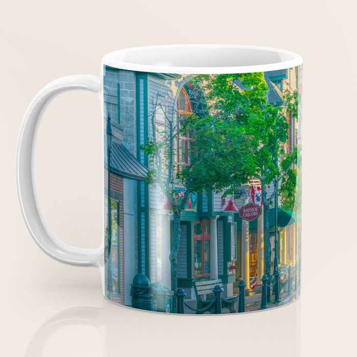 Bar Harbor Maine Main Street Dawn Print Coffee Mug Gallery Image 3