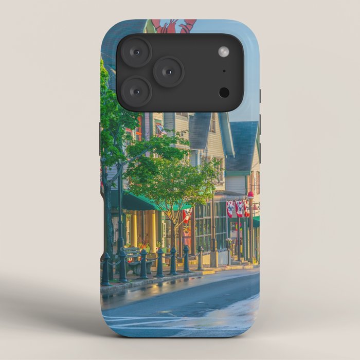 Bar Harbor Maine Main Street Dawn Print iPhone Case Gallery Image 3