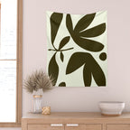 Abstract-botanical 25 Wall Tapestry Gallery Image 2