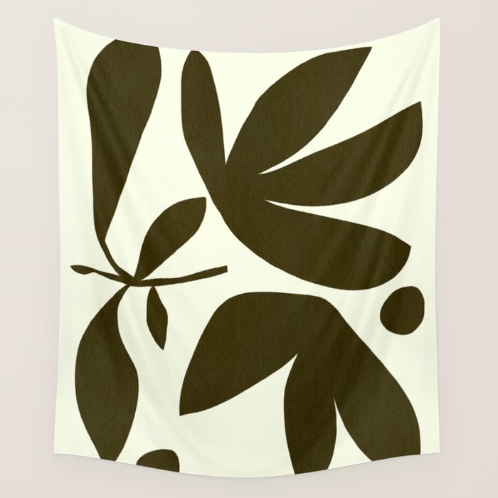 Abstract-botanical 25 Wall Tapestry Gallery Image 4