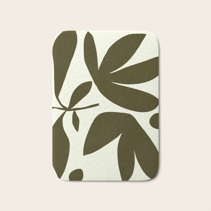 Abstract-botanical 25 Bath Mat Gallery Image 1
