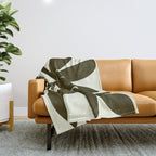 Abstract-botanical 25 Throw Blanket Gallery Image 1