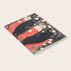 Forest Blossom Black Cat Pair Notebook Gallery Image 2