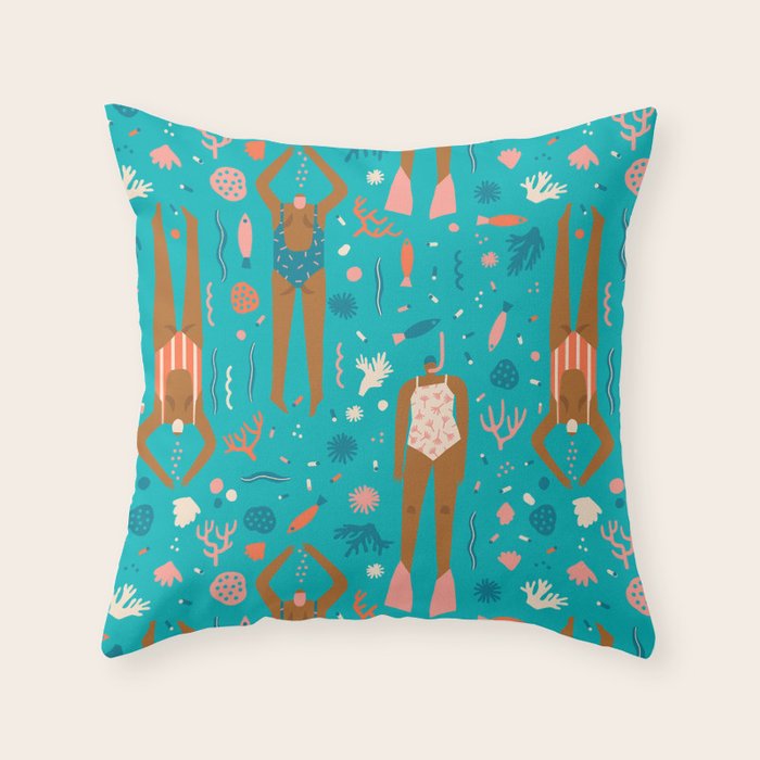 Underwater Throw Pillow Gallery Image 6