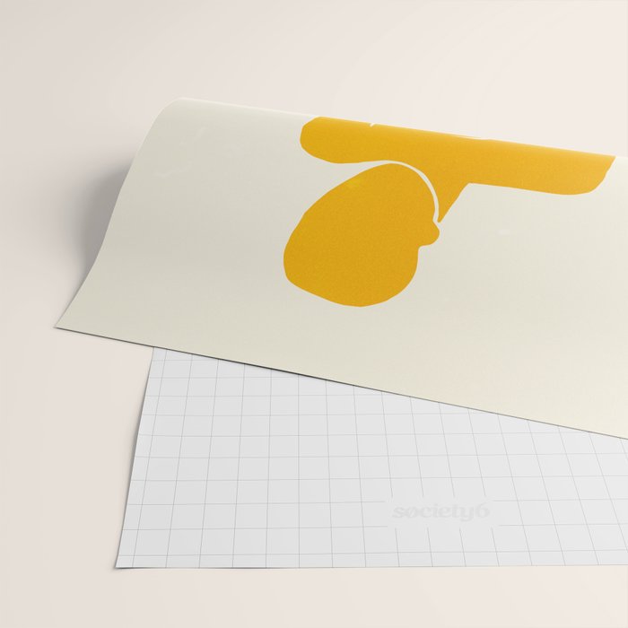 Nude III: Tulip Yellow Edition Wrapping Paper Gallery Image 2