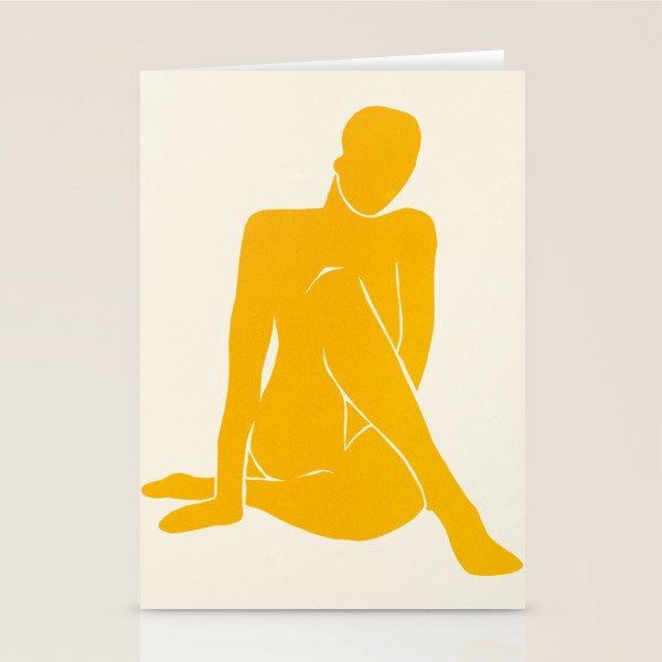 Nude III: Tulip Yellow Edition Stationery Card Gallery Image 1