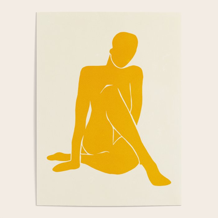 Nude III: Tulip Yellow Edition Poster Gallery Image 4