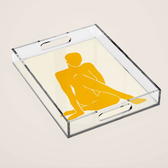 Nude III: Tulip Yellow Edition Acrylic Tray Gallery Image 1