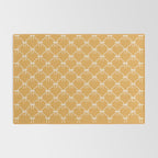 Bows & Ribbons Pattern XIX Peach Orange Rug Gallery Image 2