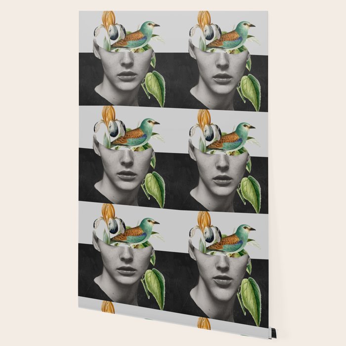 collage art / bird 2 Wallpaper Gallery Image 2