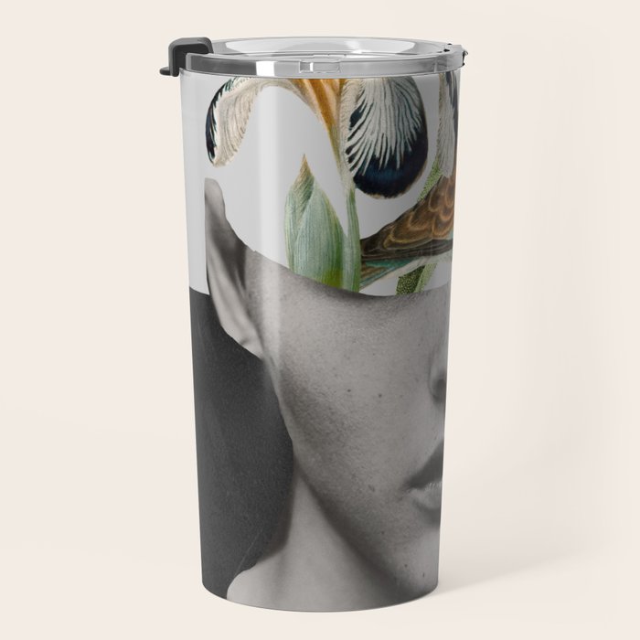 collage art / bird 2 Travel Mug Gallery Image 3