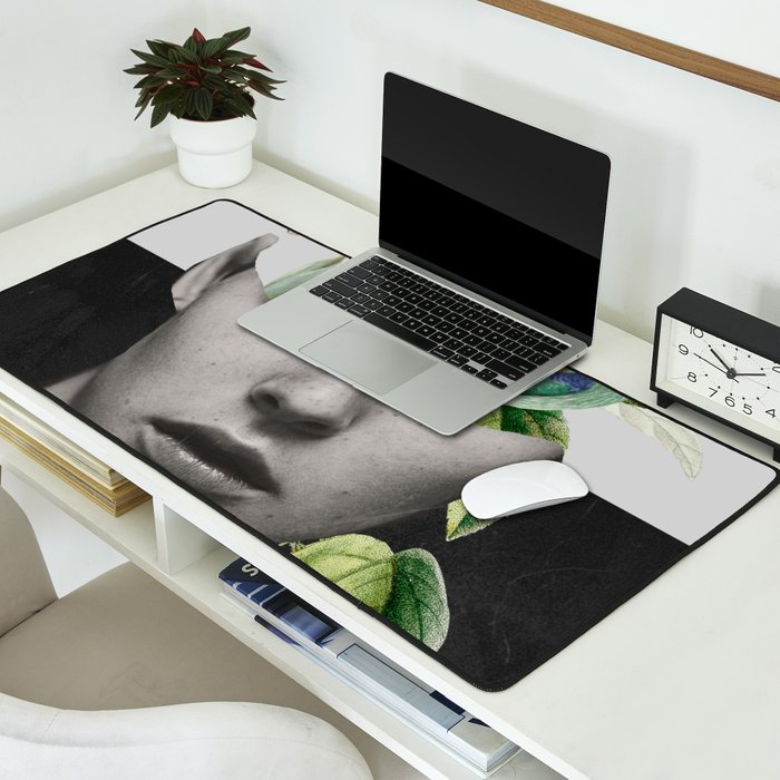 collage art / bird 2 Desk Mat Gallery Image 2