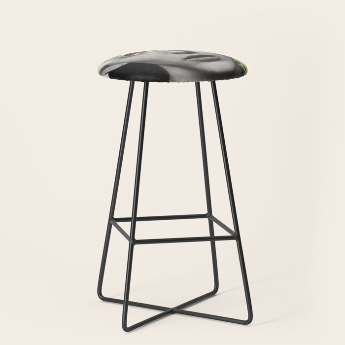 collage art / bird 2 Stool Gallery Image 1