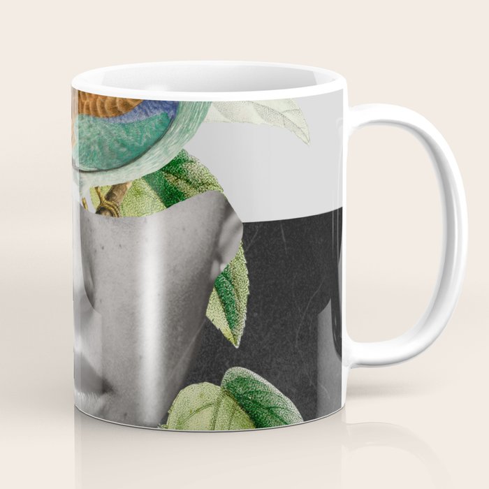 collage art / bird 2 Coffee Mug Gallery Image 1