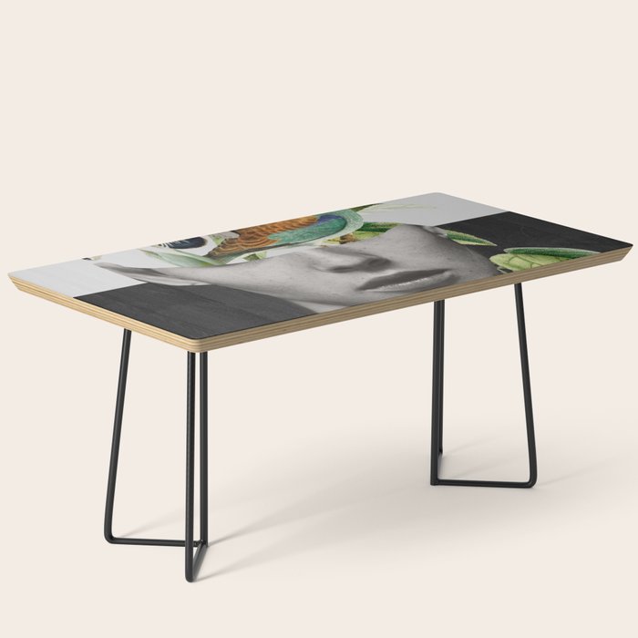 collage art / bird 2 Coffee Table Gallery Image 1