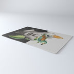 collage art / bird 2 Rug Gallery Image 3
