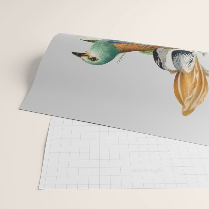 collage art / bird 2 Wrapping Paper Gallery Image 2