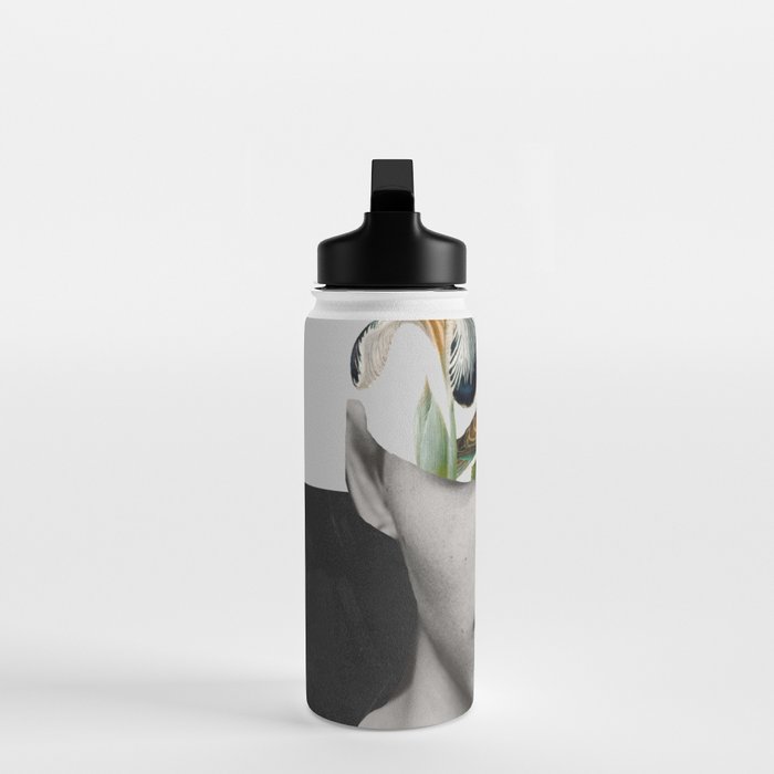 collage art / bird 2 Water Bottle Gallery Image 3