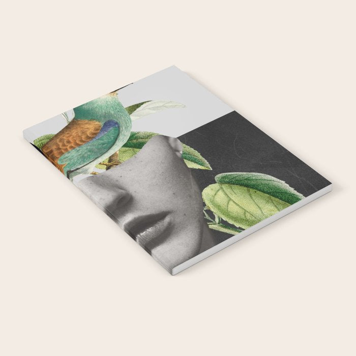 collage art / bird 2 Notebook Gallery Image 1