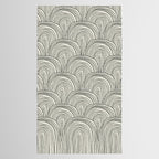 Boho Rainbows in Black and White Tablecloth Gallery Image 2