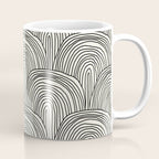 Boho Rainbows in Black and White Coffee Mug Gallery Image 1