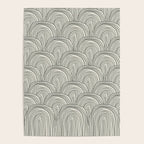 Boho Rainbows in Black and White Poster Gallery Image 4