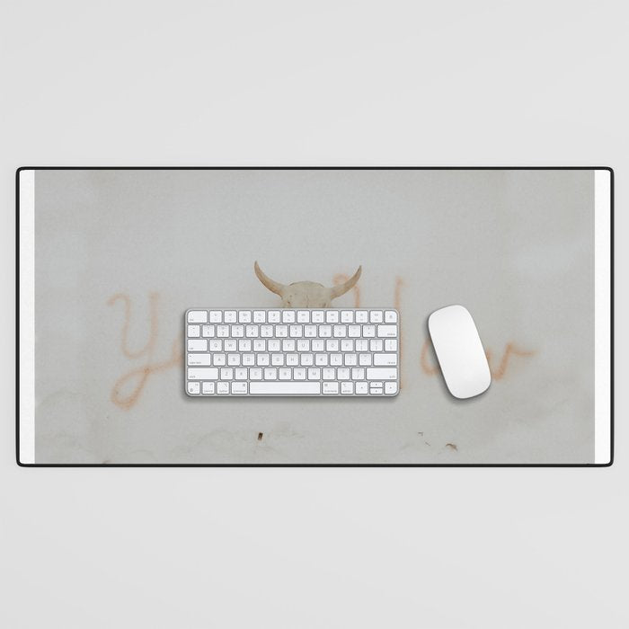 Yee Haw Cow Skull Desk Mat Gallery Image 1