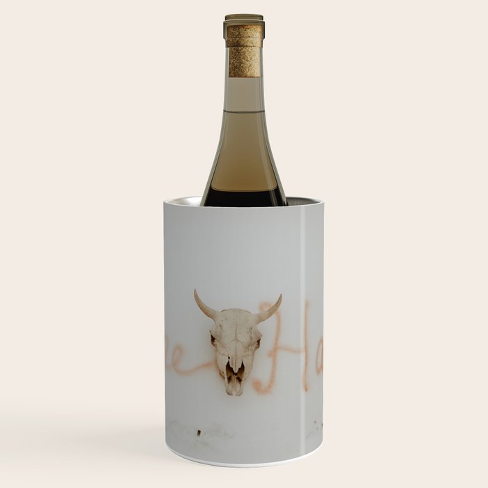 Yee Haw Cow Skull Wine Chiller Gallery Image 1