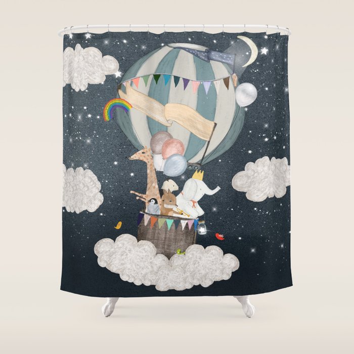 the stars shine for you Shower Curtain Gallery Image 1