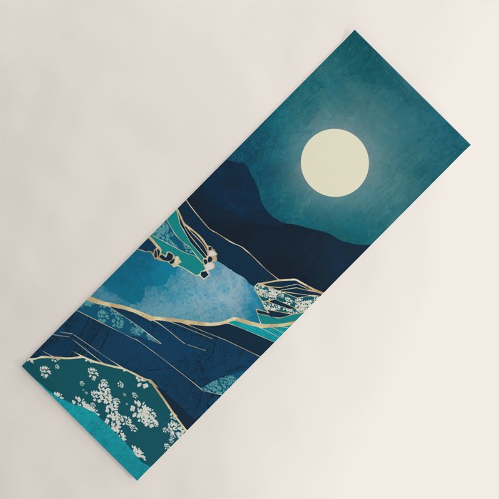 Spring River Night Yoga Mat Gallery Image 1