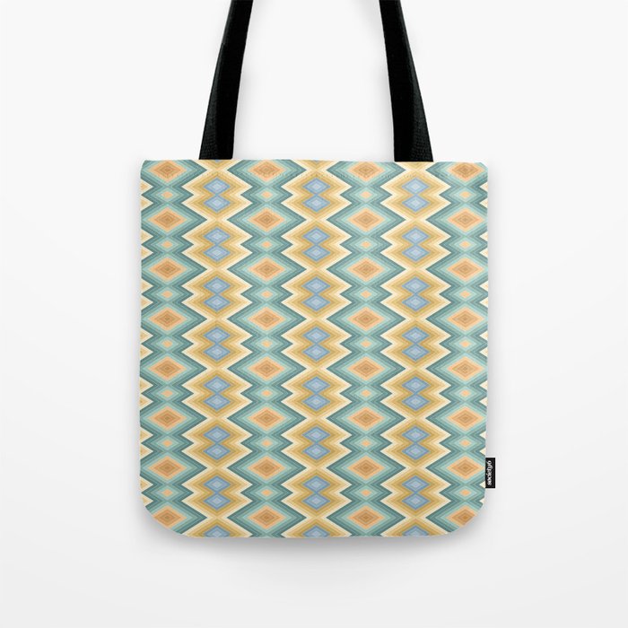 Boho Western Geometric Pattern VI Tote Bag Gallery Image 1