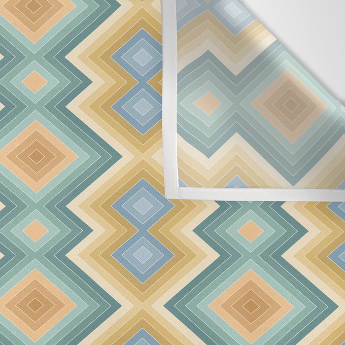 Boho Western Geometric Pattern VI Wall Tapestry Gallery Image 3