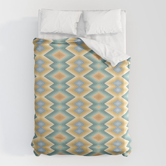 Boho Western Geometric Pattern VI Duvet Cover Gallery Image 6
