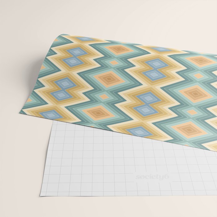 Boho Western Geometric Pattern VI Wrapping Paper Gallery Image 2