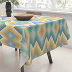 Boho Western Geometric Pattern VI Tablecloth Gallery Image 3