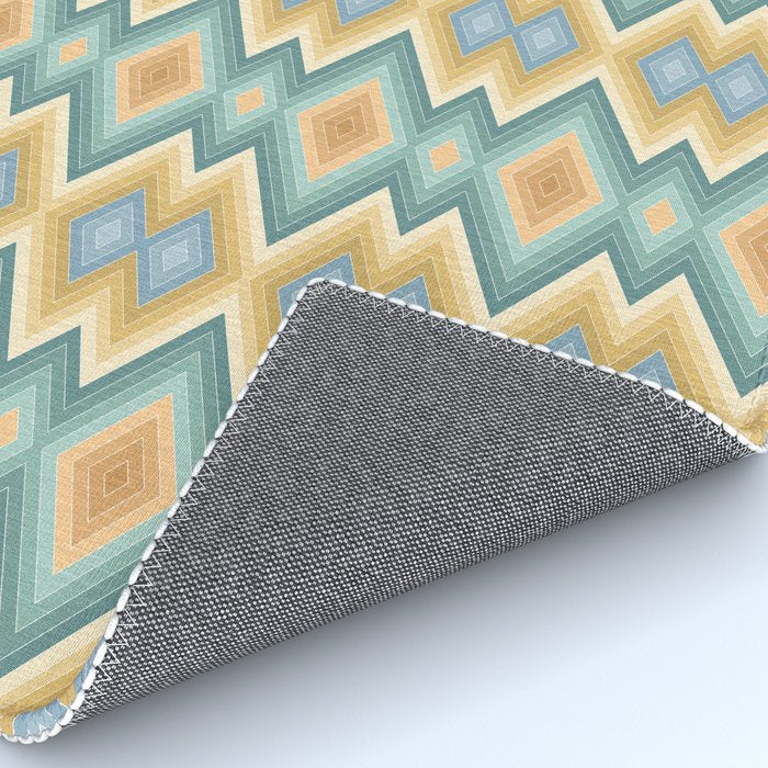 Boho Western Geometric Pattern VI Rug Gallery Image 4