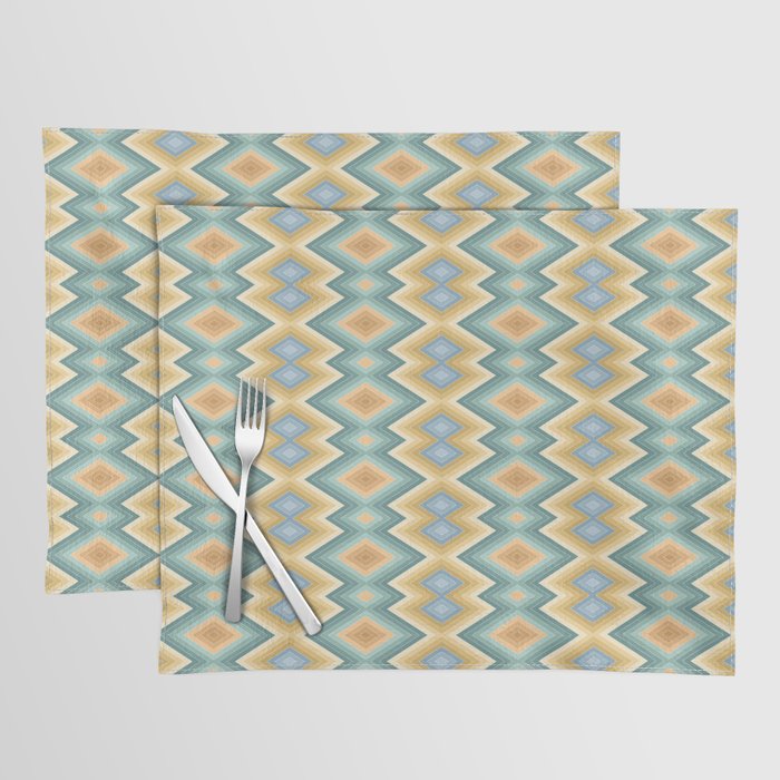 Boho Western Geometric Pattern VI Placemat Gallery Image 1