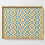 Boho Western Geometric Pattern VI Serving Tray Gallery Image 1