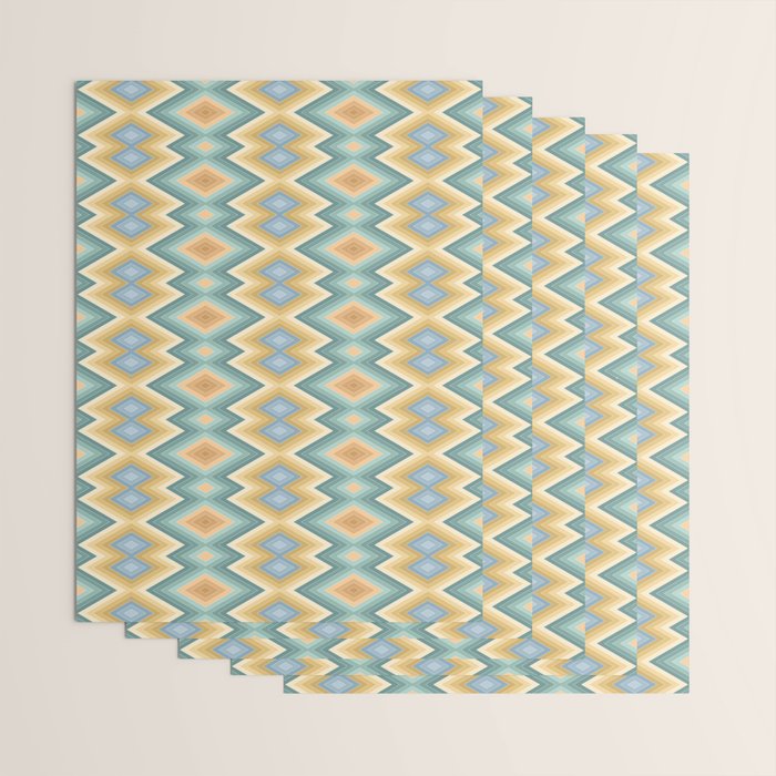 Boho Western Geometric Pattern VI Wrapping Paper Gallery Image 3