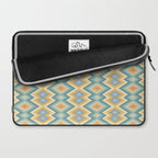 Boho Western Geometric Pattern VI Laptop Sleeve Gallery Image 2