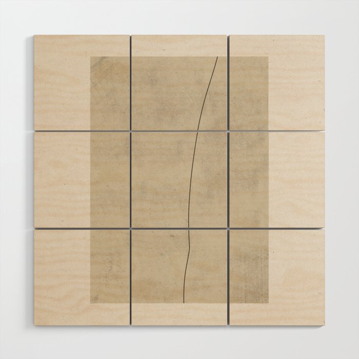 Simple Line No.1  Wood Wall Art Gallery Image 1