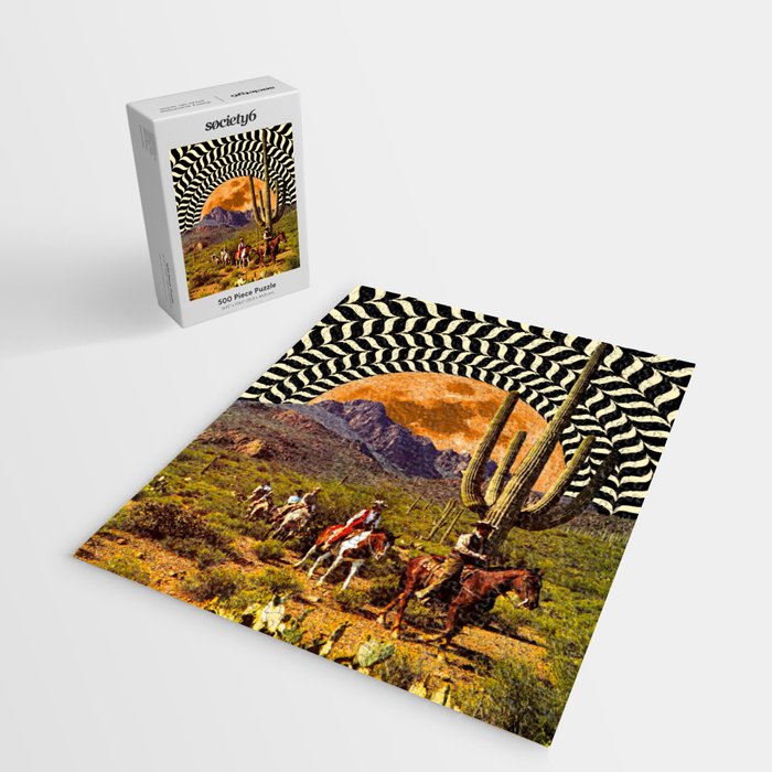 Illusionary Cowboys Jigsaw Puzzle Gallery Image 2